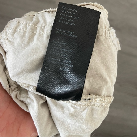 BDG urban outfitters Y2K women’s low rise poplin shorts cream - Picture 5 of 7